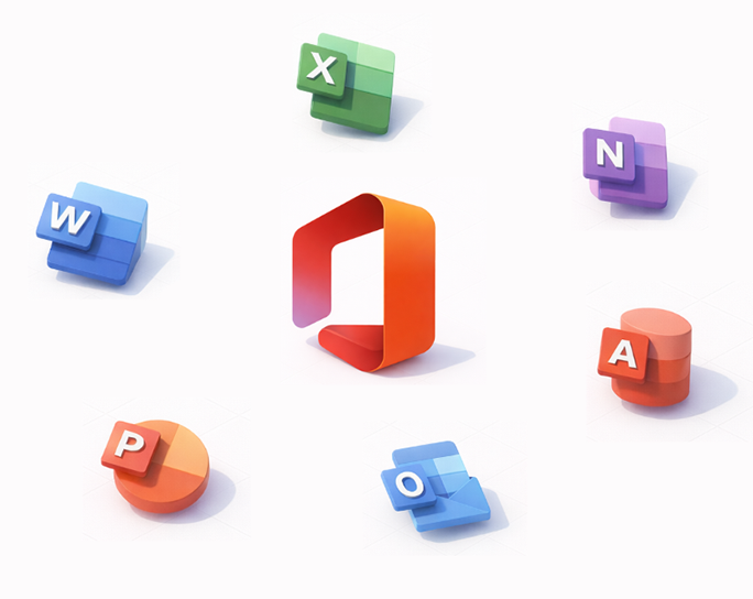 Lerninhalte zu Office 2024 und älteren Versionen