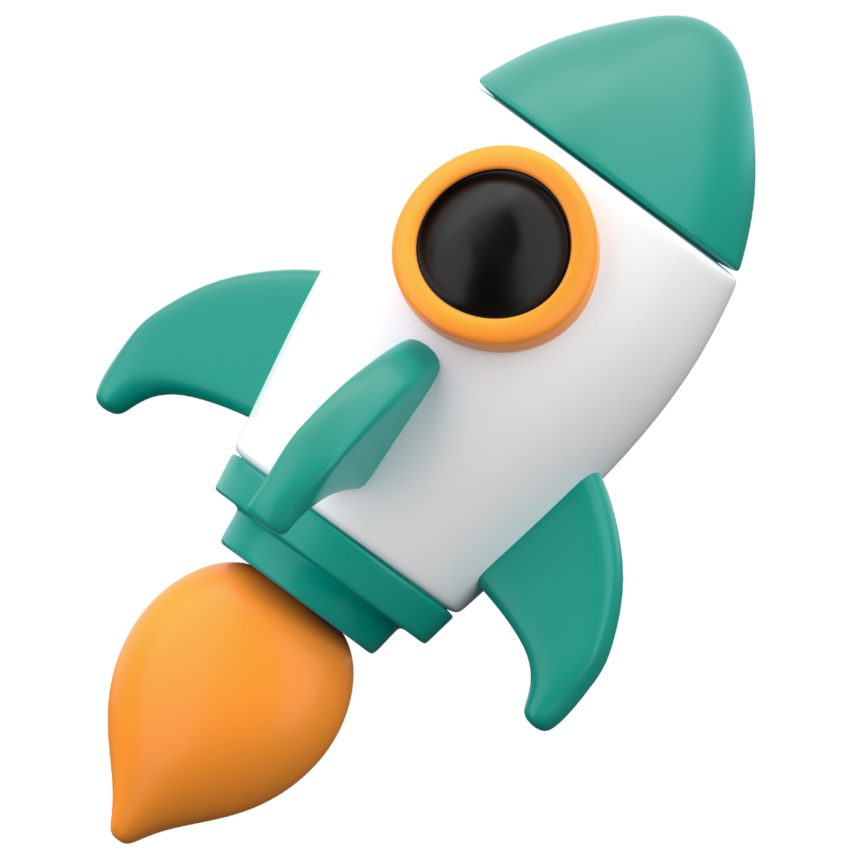 illustration-rocket Rakete-Illustration als Schnellstart-Symbol